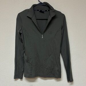 Bogner womans Olive Long Sleeve athletic pullover size S